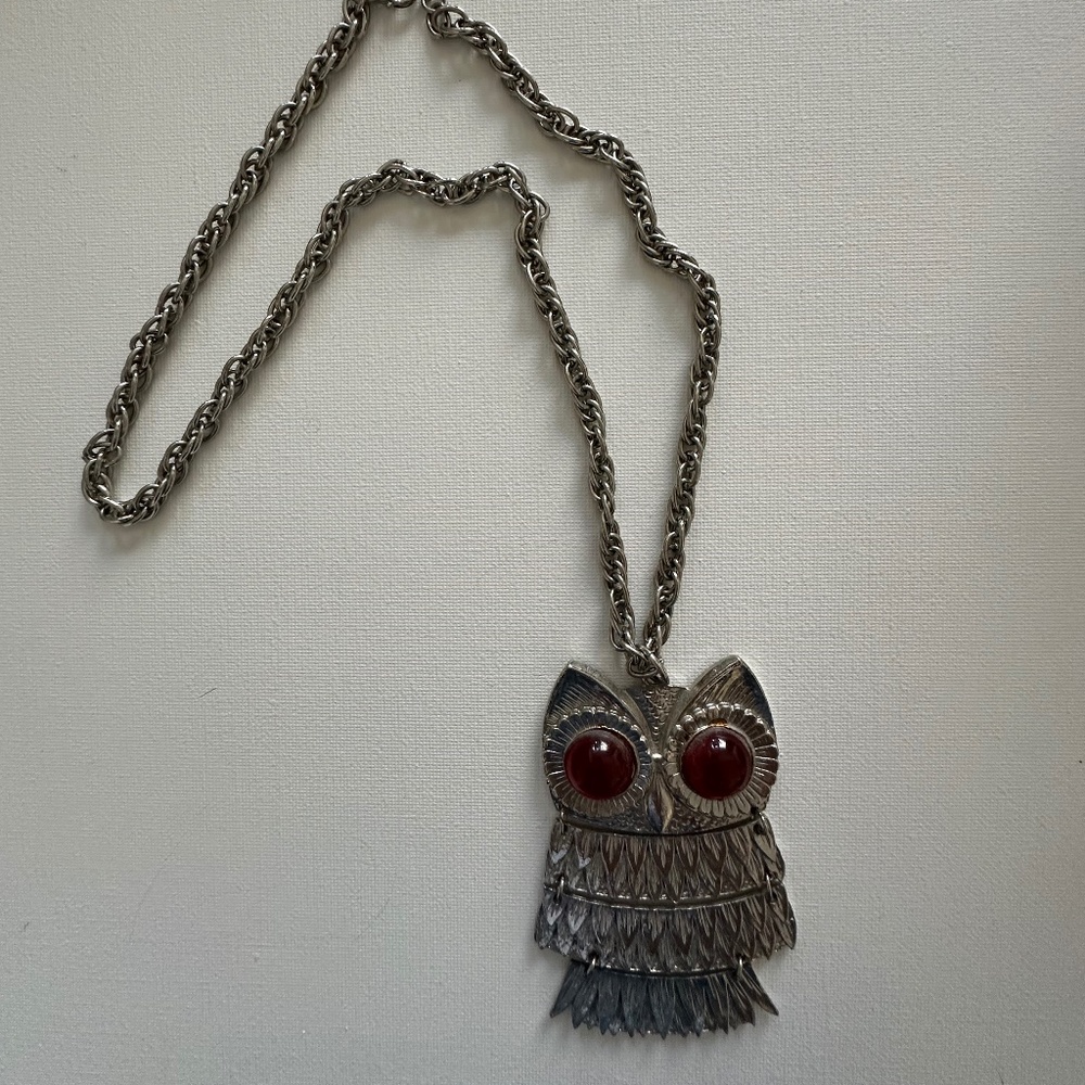 Vintage Owl Necklace
